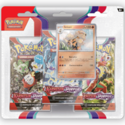 Pokemon: Karmesin & Purpur - Arkani - 3-pack Blister - deutsch