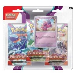 Pokemon: Paldea Evolved – Tinkatink - 3-pack Blister - englisch