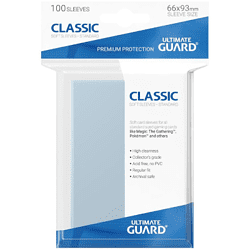 Ultimate Guard: Classic Soft Sleeves Transparent Standardgröße (100 Stück)