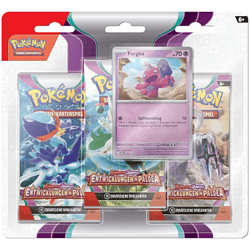 Pokemon: Entwicklungen in Paldea – Forgita - 3-pack Blister - deutsch