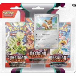 Pokemon: Obsidian Flames – Eevee- 3-pack Blister - englisch