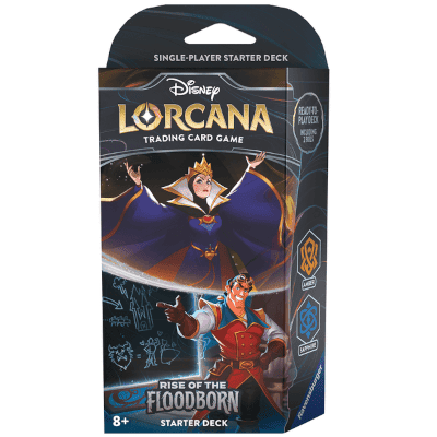 Disney Lorcana: Rise of the Floodborn - Amber Sapphire - Starter Deck - englisch