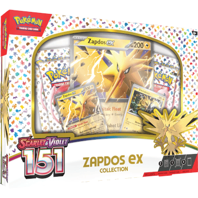 Pokemon: 151 - Zapdos EX Collection - englisch