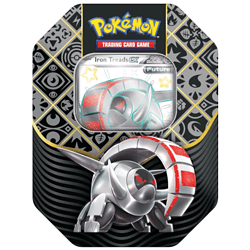 Pokemon: Paldean Fates Shiny Iron Treads ex Tin - englisch