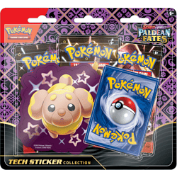 Pokemon: Paldean Fates Tech Sticker Collection - Fidough - englisch