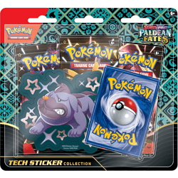 Pokemon: Paldean Fates Tech Sticker Collection - Maschiff - englisch