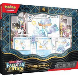 Pokemon: Paldean Fates Quaquaval ex - Premium Collection - englisch