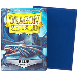 Dragon Shield - 100 Matte Standard Sleeves - Blue