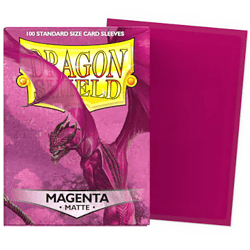 Dragon Shield - 100 Matte Standard Sleeves - Magenta