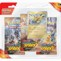 Pokemon: Surging Sparks - Zapdos - 3-Pack Blister - englisch