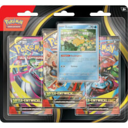 Pokemon: Mega Entwicklung - Enton - 3-Pack Blister - Deutsch