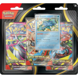 Pokemon: Mega Entwicklung - Entoron - 3-Pack Blister - Deutsch