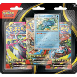 Pokemon: Mega Evolution - Golduck - 3-Pack Blister - Englisch