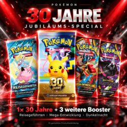 Pokemon: 30 Jahre – Jubiläums-Special | Nur Live-Opening - Booster (DE)